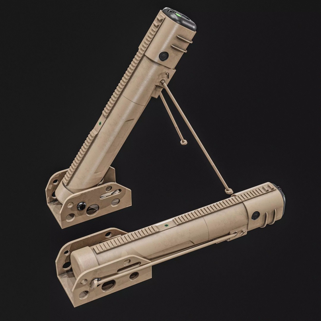 Anti-Drone System 3D Model – Low Poly PBR Game Asset, FBX - View 18