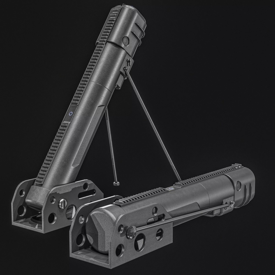 Anti-Drone System 3D Model – Low Poly PBR Game Asset, FBX - View 19