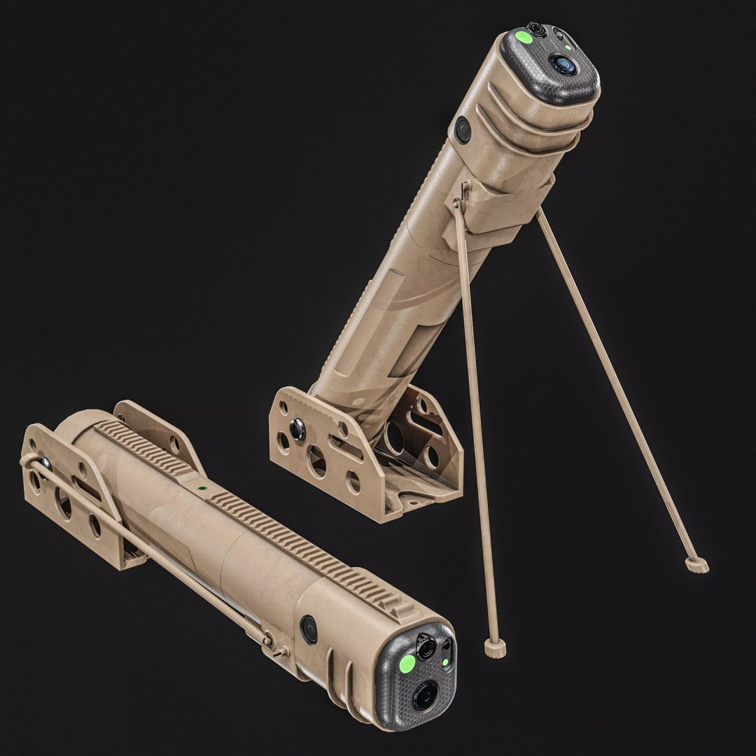 Anti-Drone System 3D Model – Low Poly PBR Game Asset, FBX - View 25