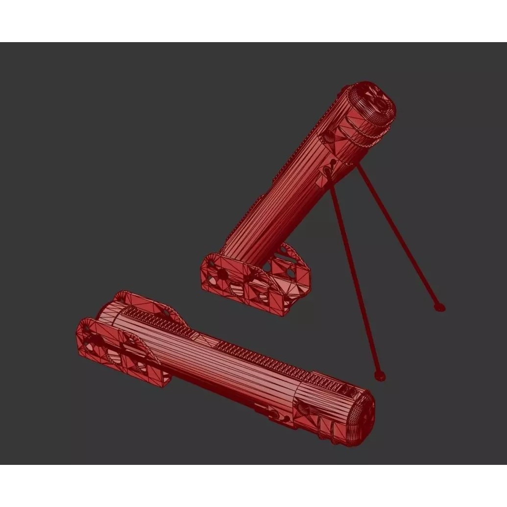 Anti-Drone System 3D Model – Low Poly PBR Game Asset, FBX - View 35