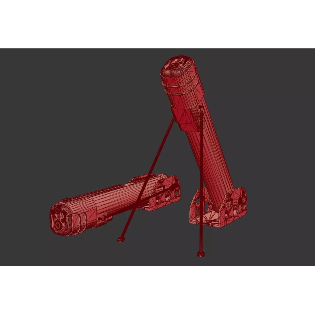 Anti-Drone System 3D Model – Low Poly PBR Game Asset, FBX - View 38