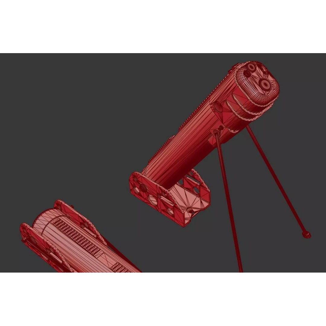 Anti-Drone System 3D Model – Low Poly PBR Game Asset, FBX - View 40