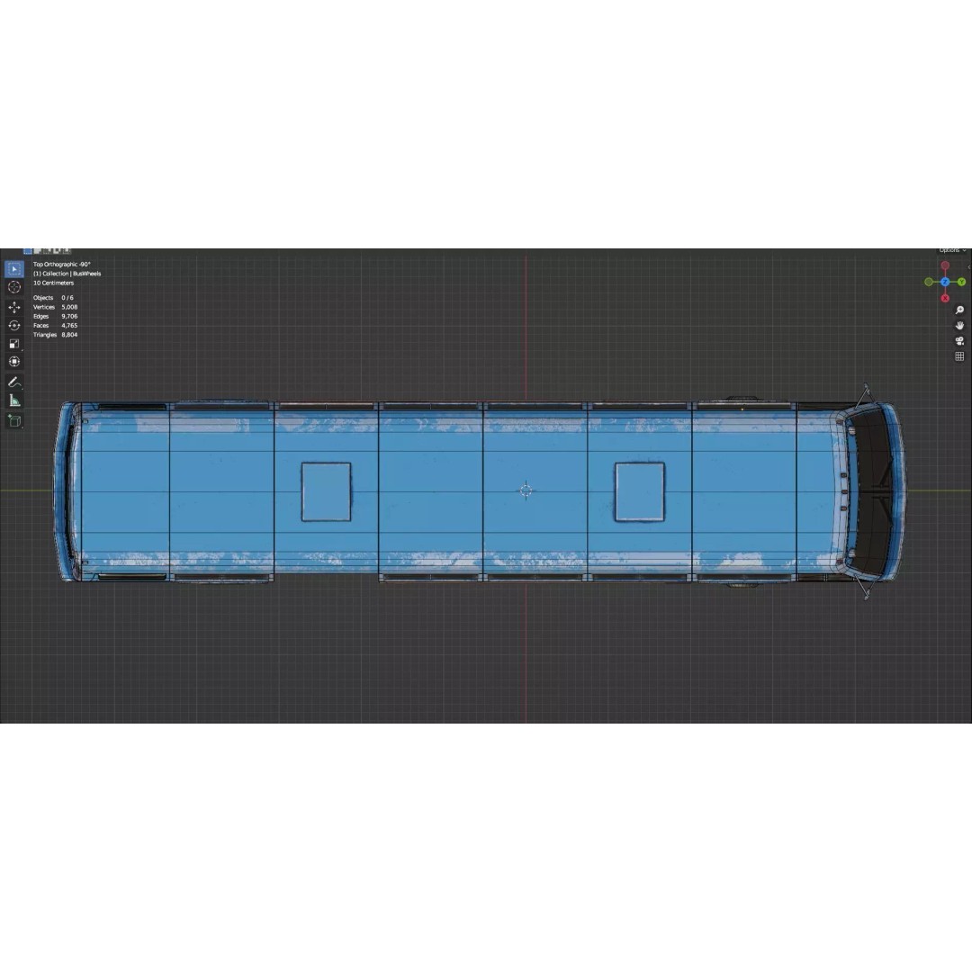 Abandoned Vehicles 3D Model – Low Poly Game Asset Pack, FBX, OBJ - View 22