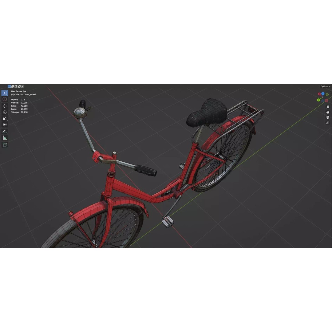 Abandoned Vehicles 3D Model – Low Poly Game Asset Pack, FBX, OBJ - View 27