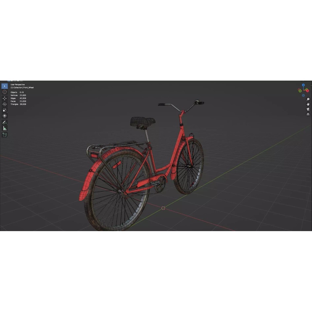 Abandoned Vehicles 3D Model – Low Poly Game Asset Pack, FBX, OBJ - View 30