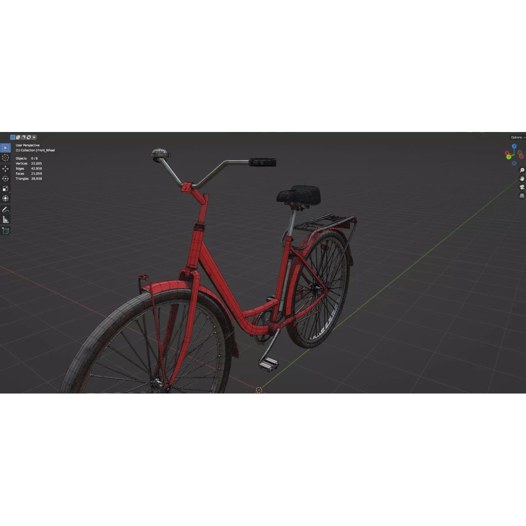 Abandoned Vehicles 3D Model – Low Poly Game Asset Pack, FBX, OBJ - View 32