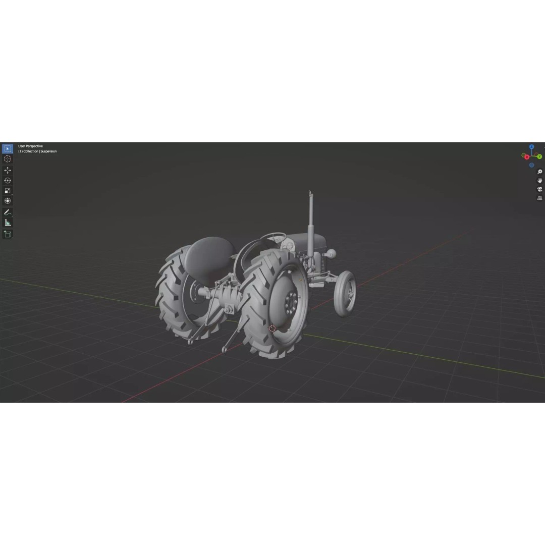 Abandoned Vehicles 3D Model – Low Poly Game Asset Pack, FBX, OBJ - View 44