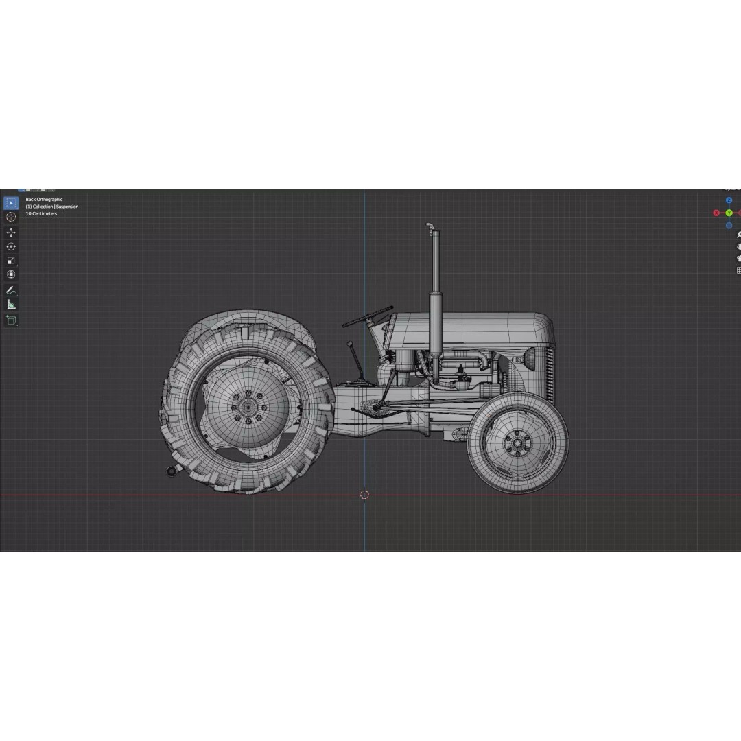 Abandoned Vehicles 3D Model – Low Poly Game Asset Pack, FBX, OBJ - View 46