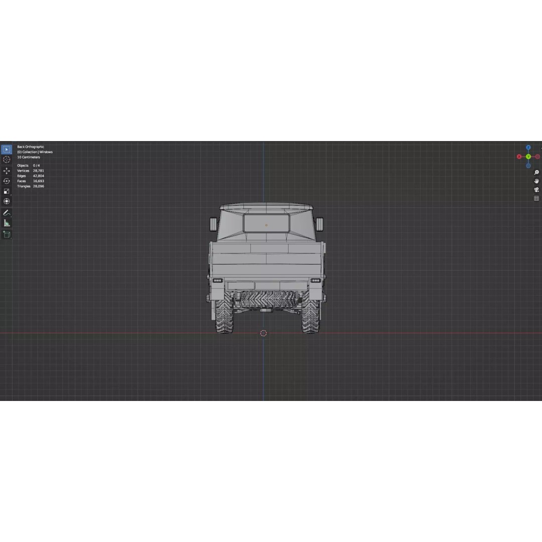 Abandoned Vehicles 3D Model – Low Poly Game Asset Pack, FBX, OBJ - View 49