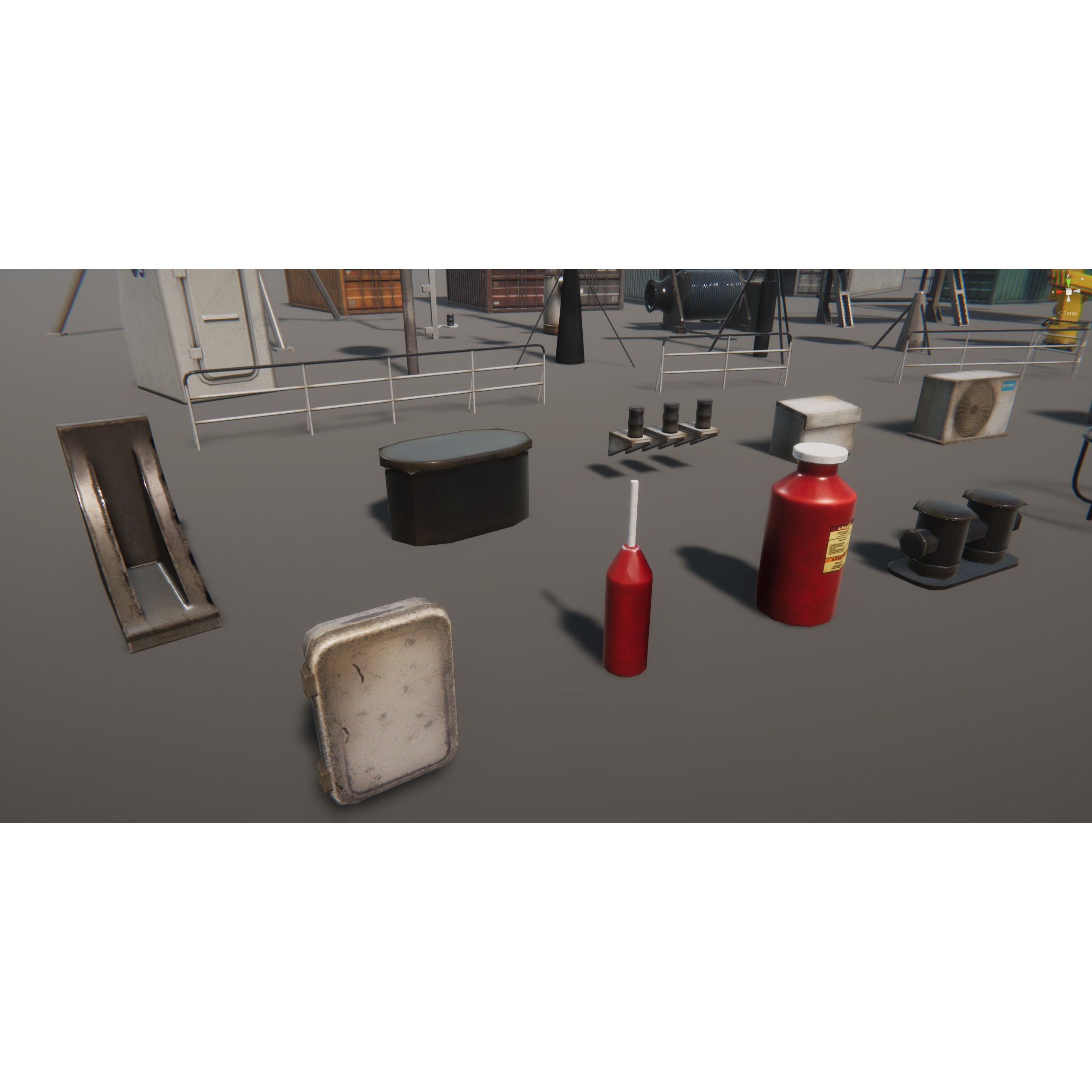 Ship Props Pack - Low-Poly Game-Ready 3D Model - View 11