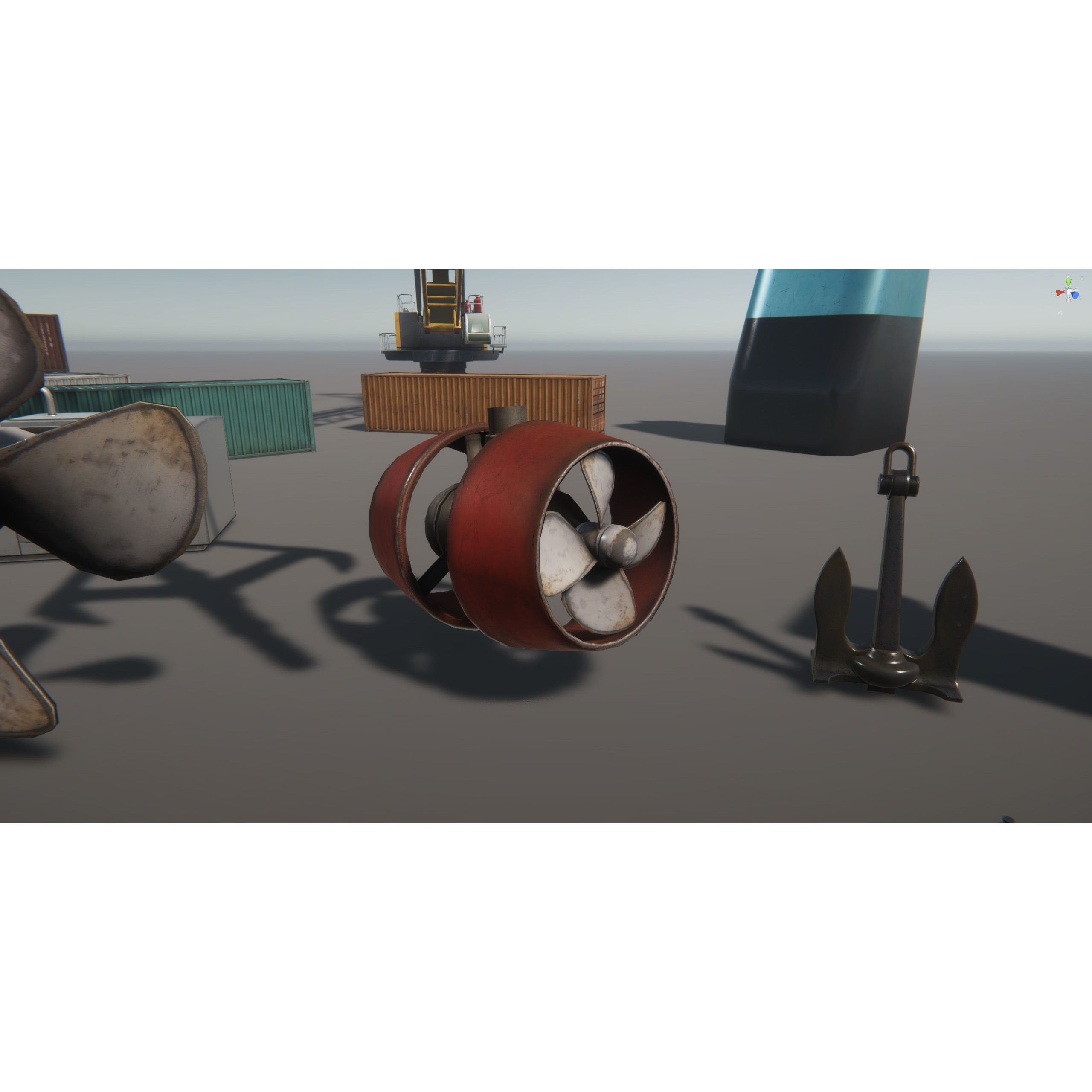 Ship Props Pack - Low-Poly Game-Ready 3D Model - View 14