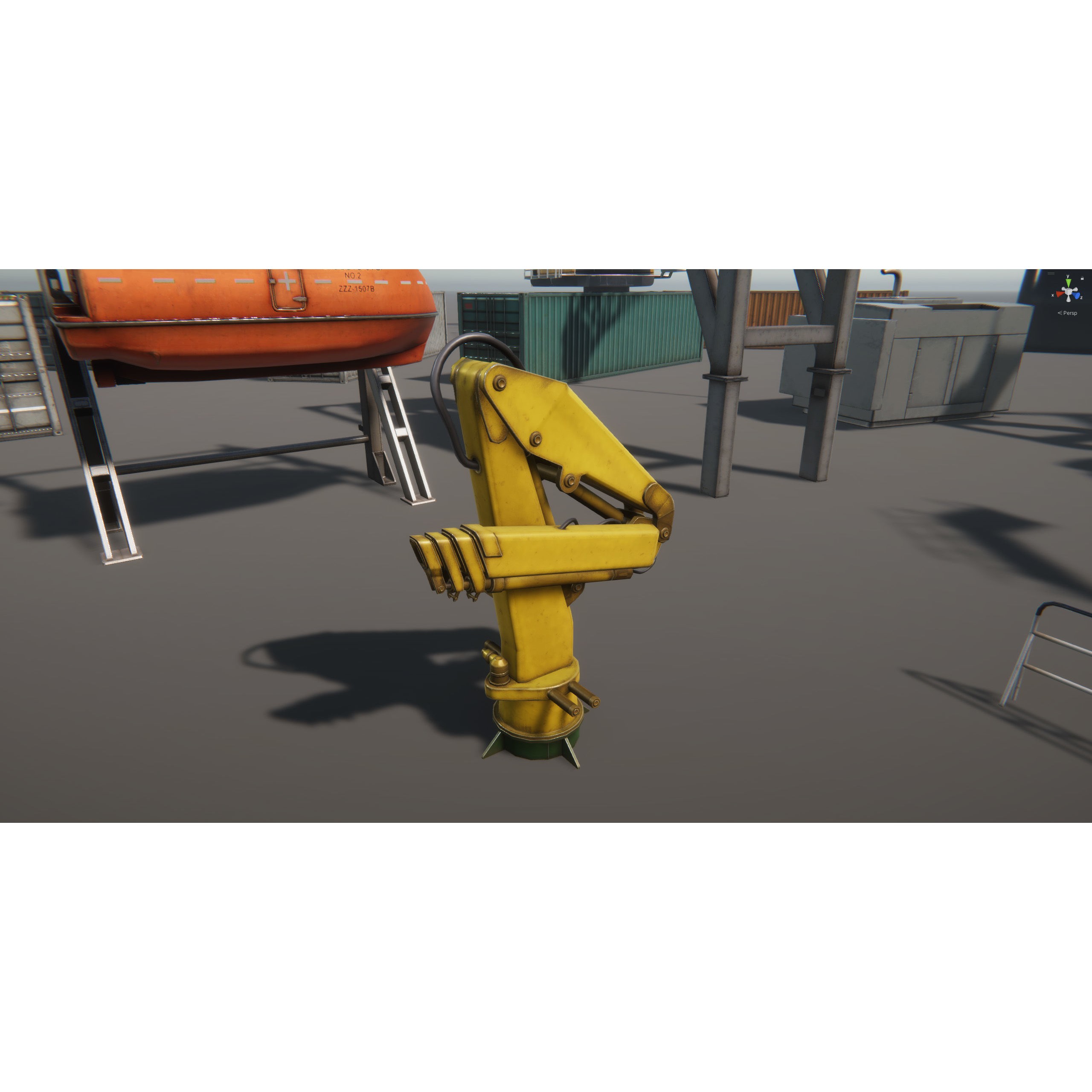 Ship Props Pack - Low-Poly Game-Ready 3D Model - View 15