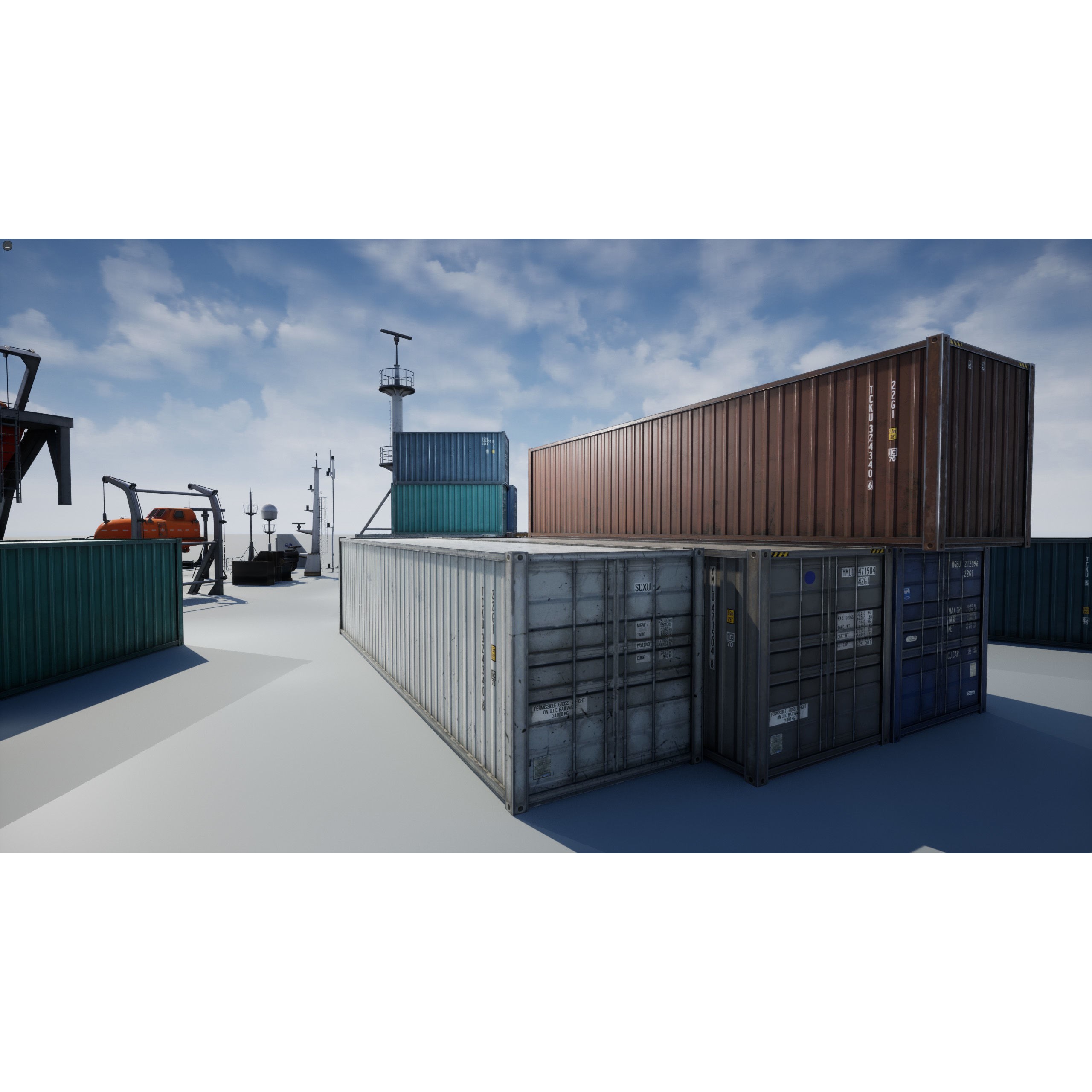 Ship Props Pack - Low-Poly Game-Ready 3D Model - View 38