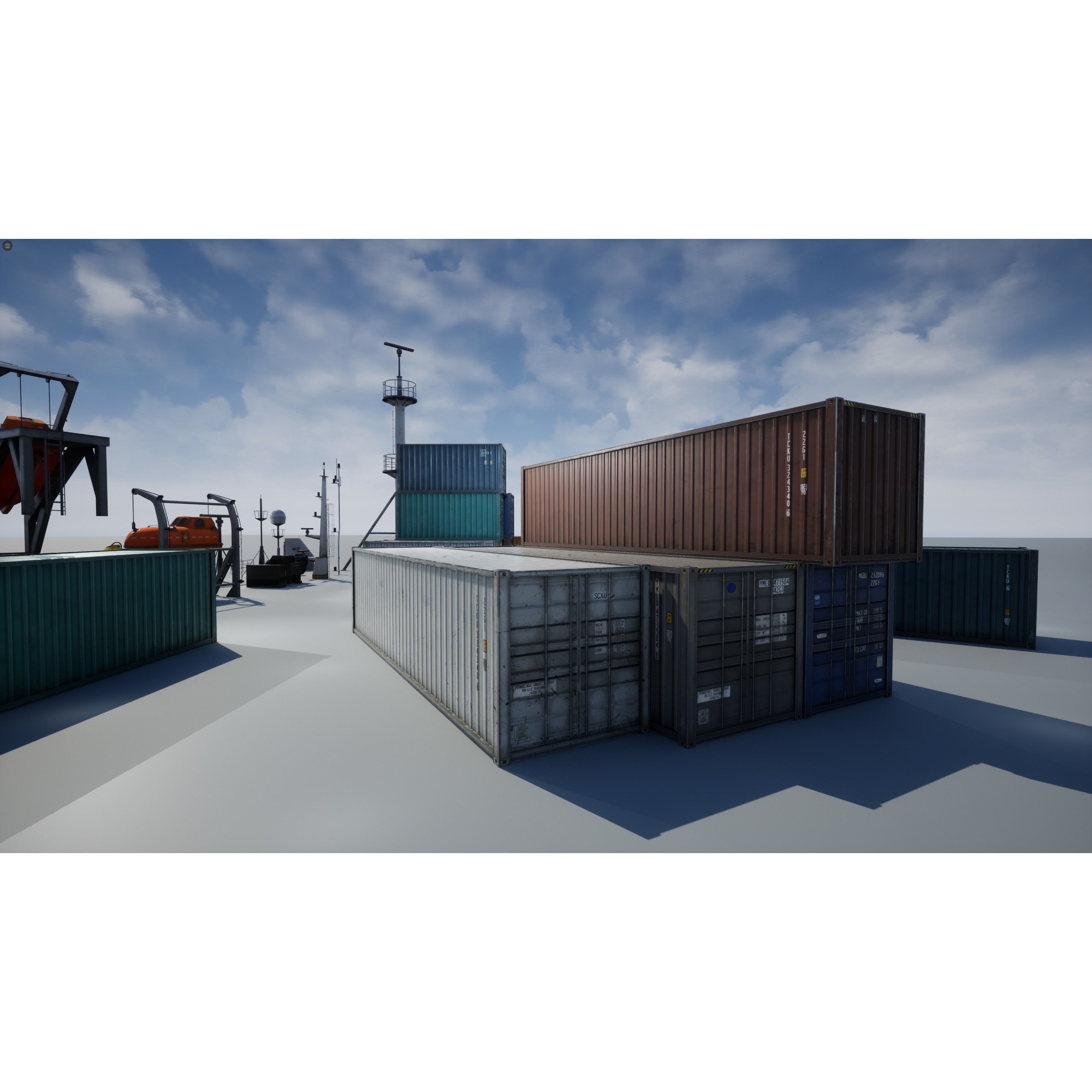 Ship Props Pack - Low-Poly Game-Ready 3D Model - View 39