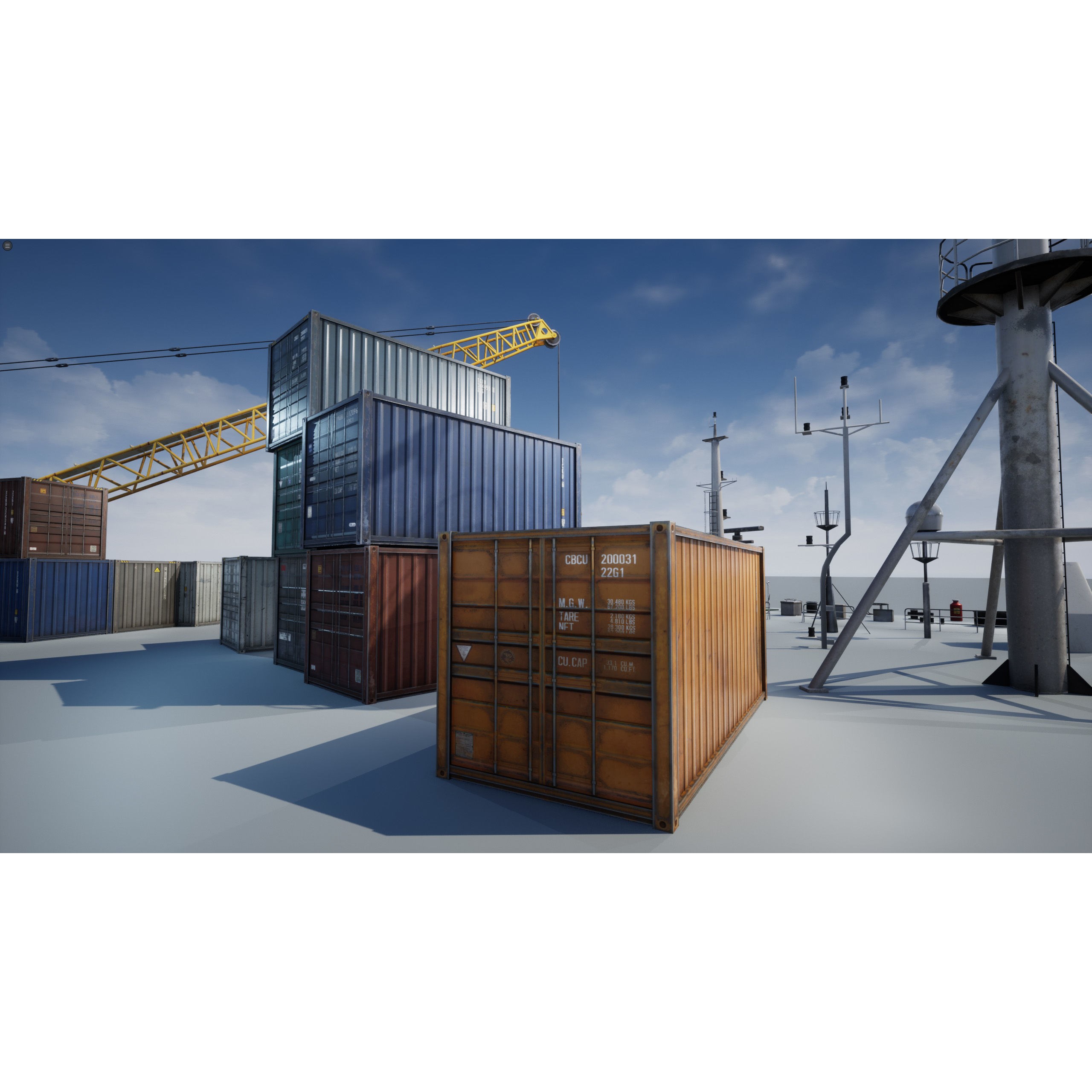 Ship Props Pack - Low-Poly Game-Ready 3D Model - View 42