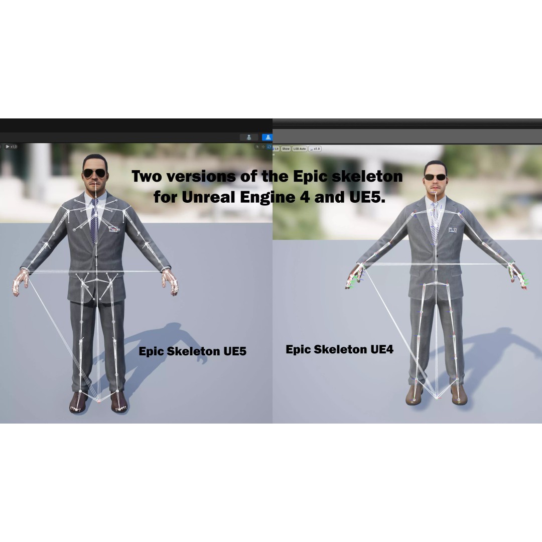 Special Agent 3D Model – Low Poly Game-Ready Character, FBX