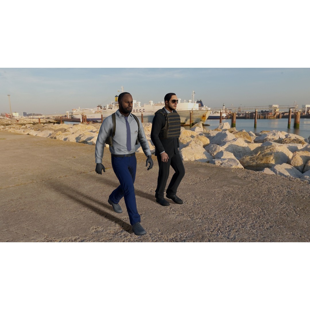 Special Agent 3D Model – Low Poly Game-Ready Character, FBX - View 10