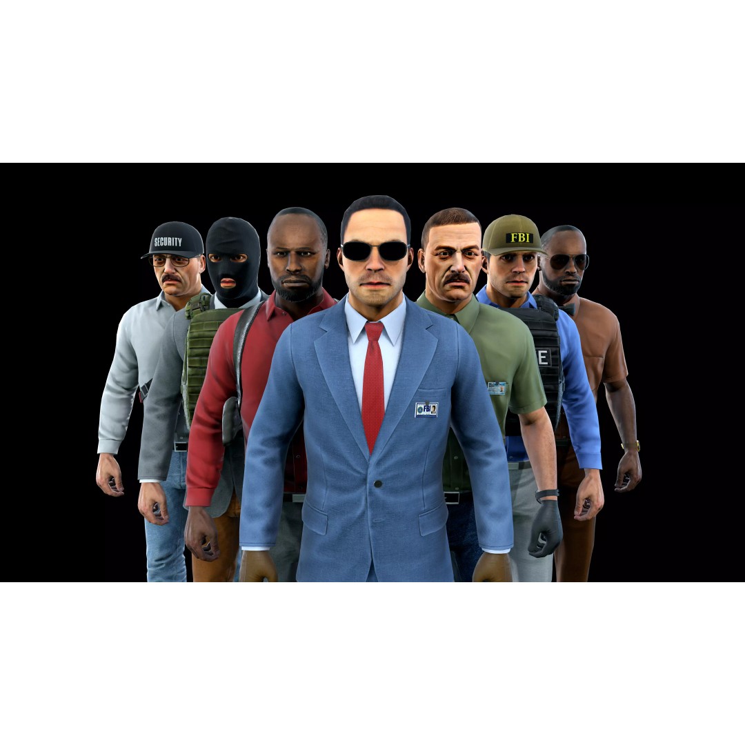 Special Agent 3D Model – Low Poly Game-Ready Character, FBX - View 2