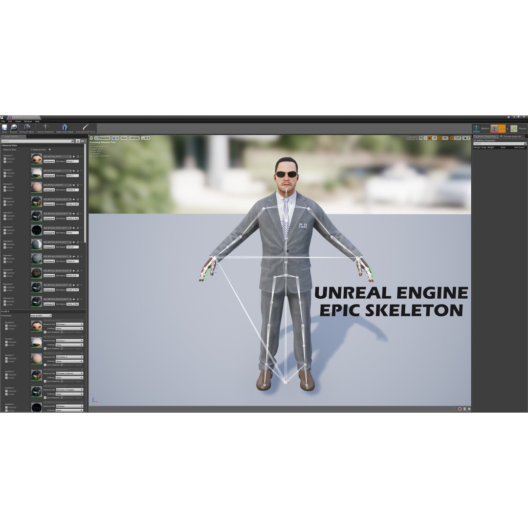 Special Agent 3D Model – Low Poly Game-Ready Character, FBX - View 21