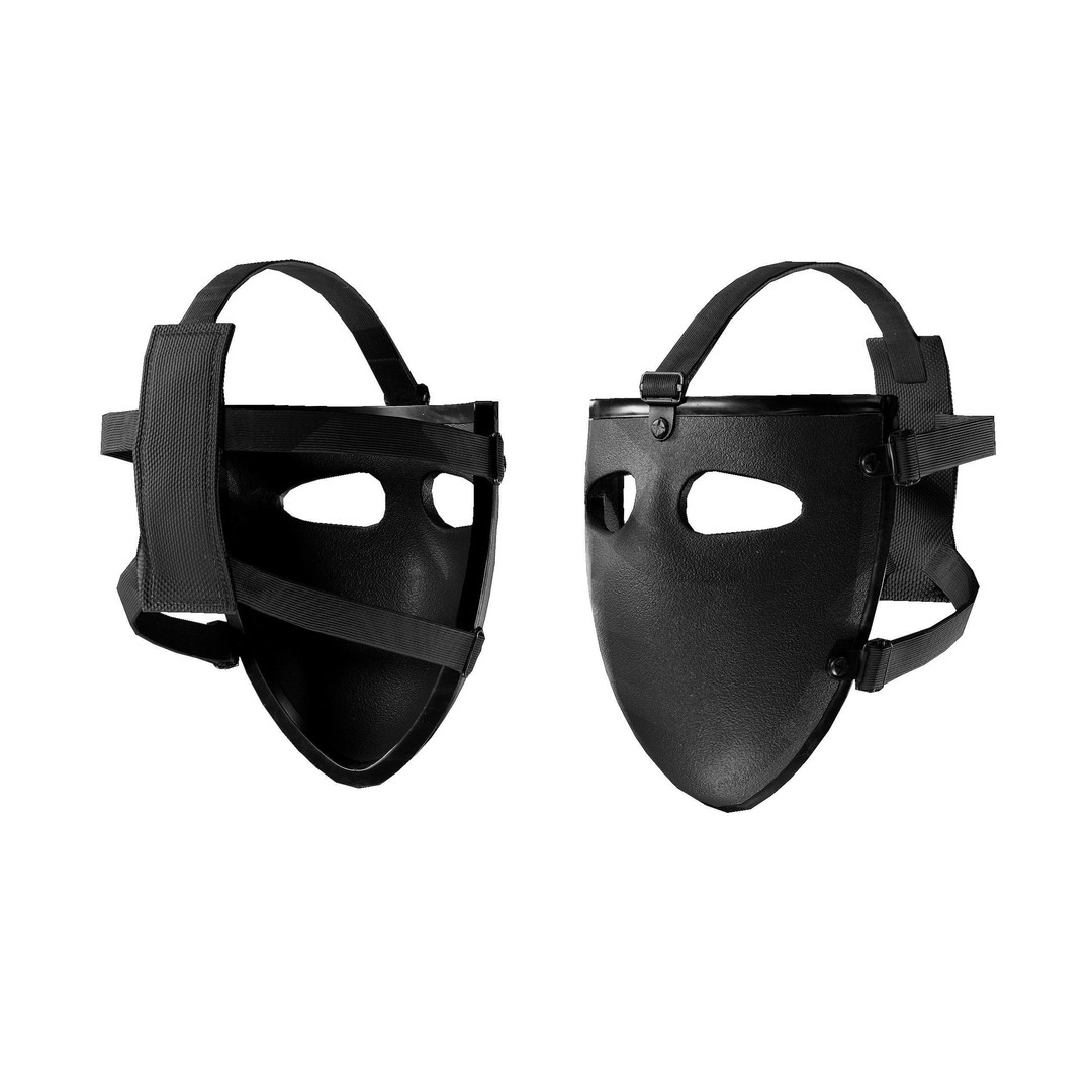 Bulletproof Mask V2 3D Model – Low Poly PBR Game Asset, FBX, OBJ - View 4