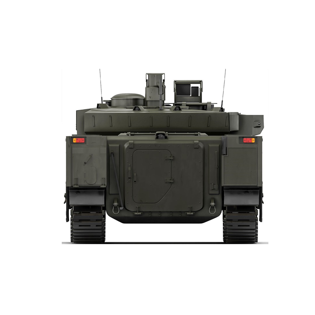 BMP CV90 3D Model – Detailed Armored Vehicle, Game Ready, FBX - View 5