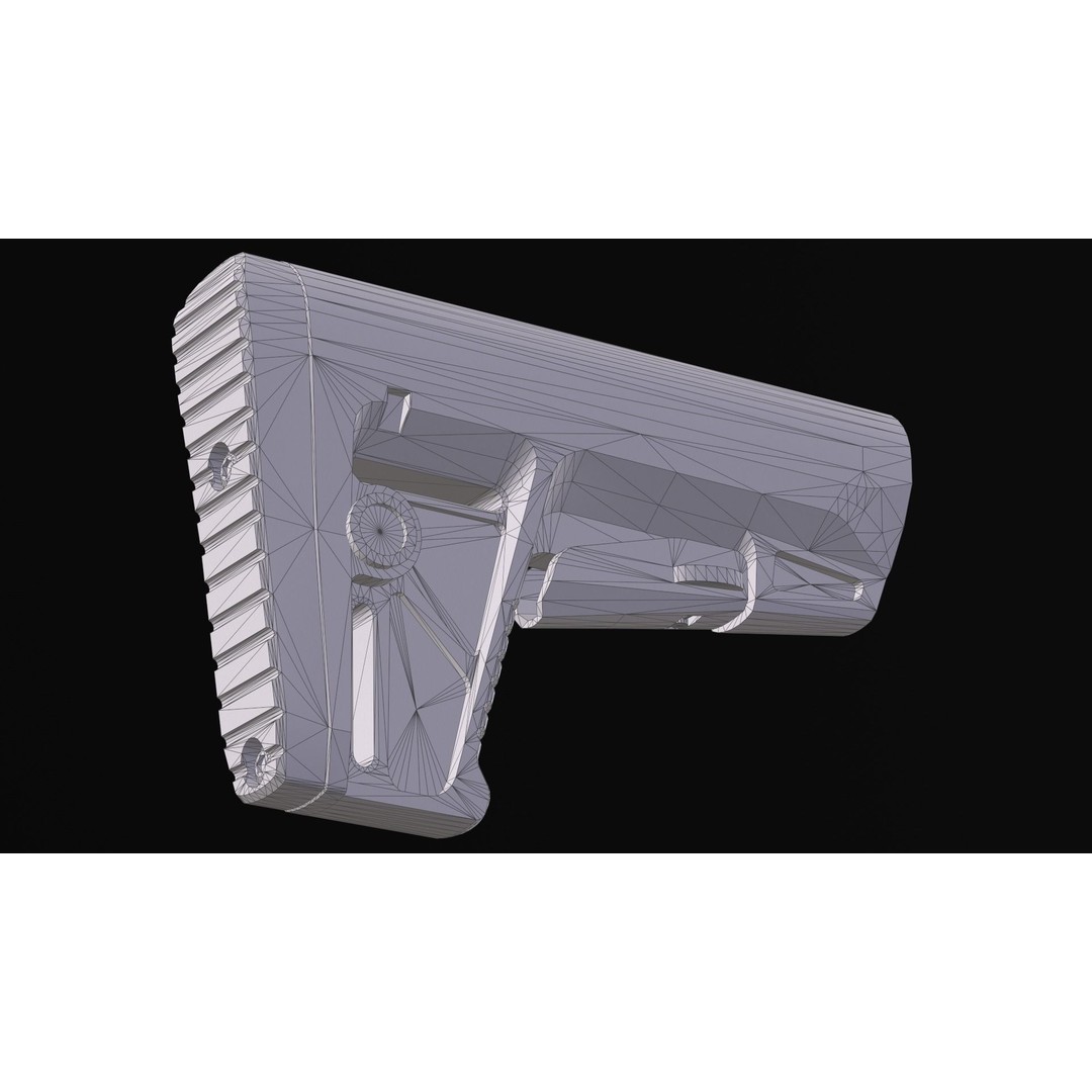 Kriss DEFIANCE AR 15 3D Model – Low Poly Game Ready Asset, FBX