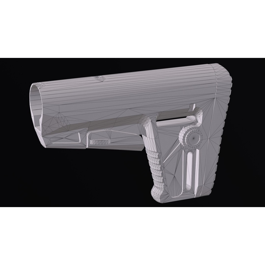 Kriss DEFIANCE AR 15 3D Model – Low Poly Game Ready Asset, FBX - View 15