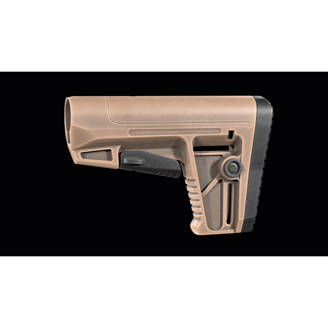 Kriss DEFIANCE AR 15 3D Model – Low Poly Game Ready Asset, FBX - View 7