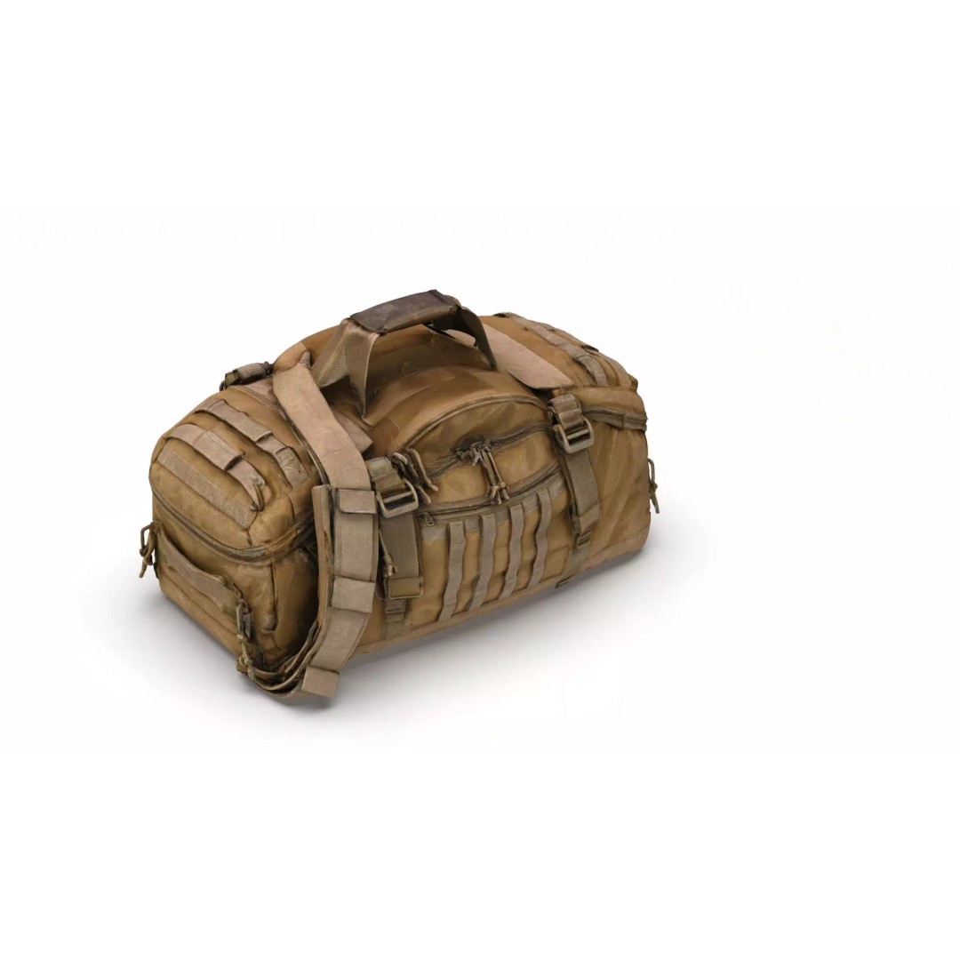 Tactical Gear Bag 3D Model – High Poly Game-Ready Asset, FBX, Blender - View 11