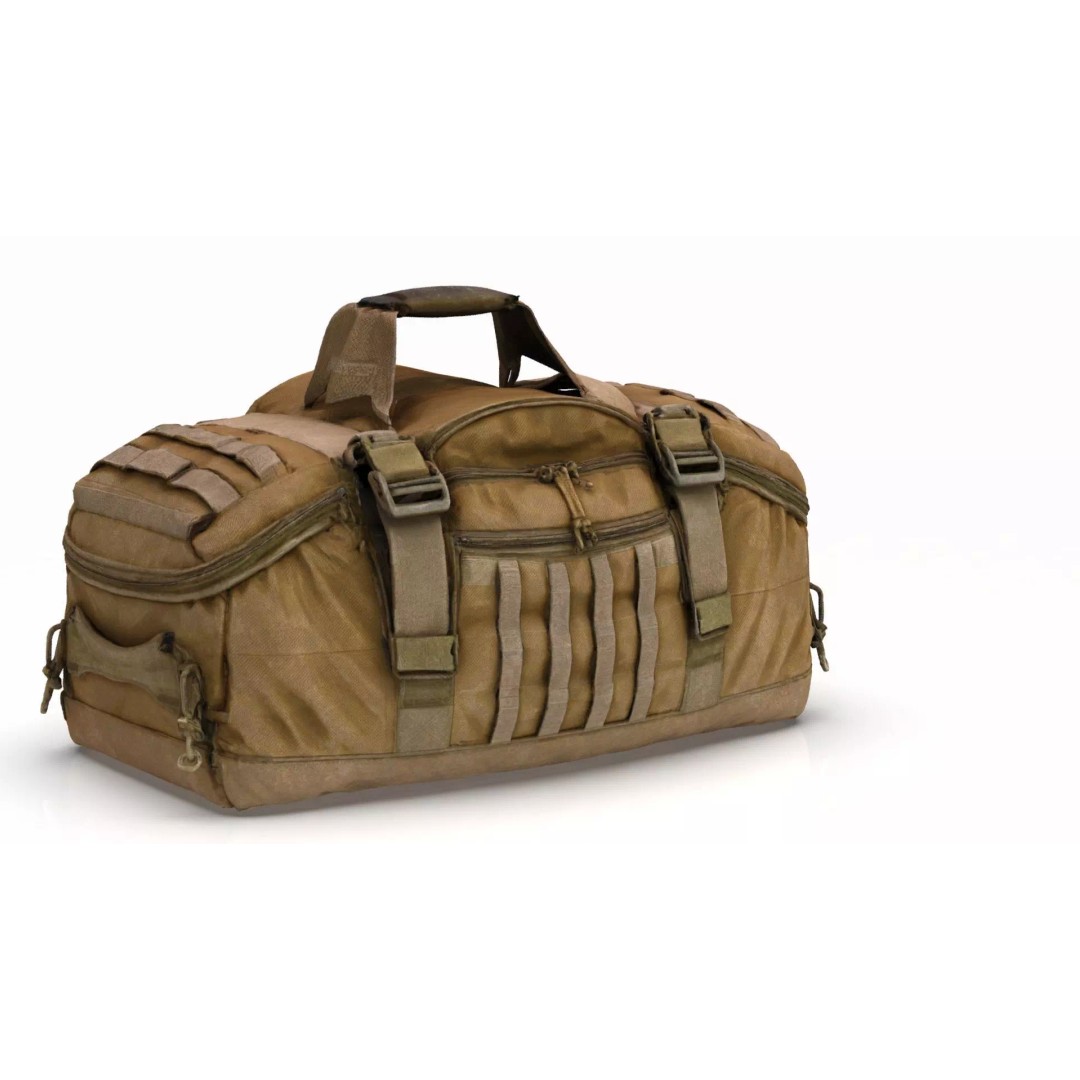 Tactical Gear Bag 3D Model – High Poly Game-Ready Asset, FBX, Blender - View 16