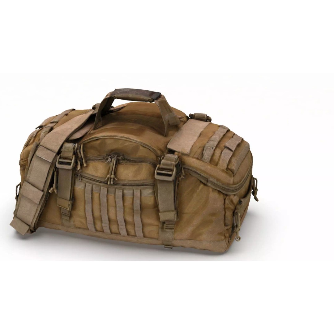 Tactical Gear Bag 3D Model – High Poly Game-Ready Asset, FBX, Blender - View 17