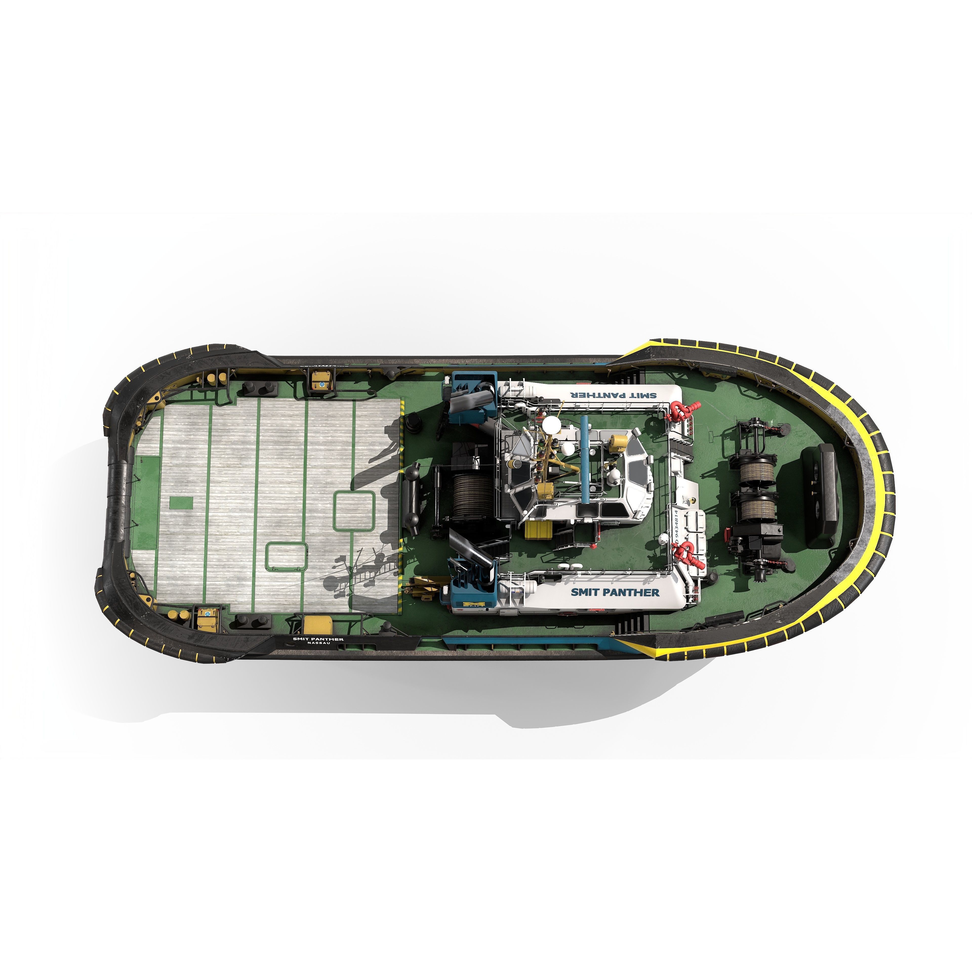 ASD Tug 3213 Smit Panther - Game-Ready 3D Model - View 15