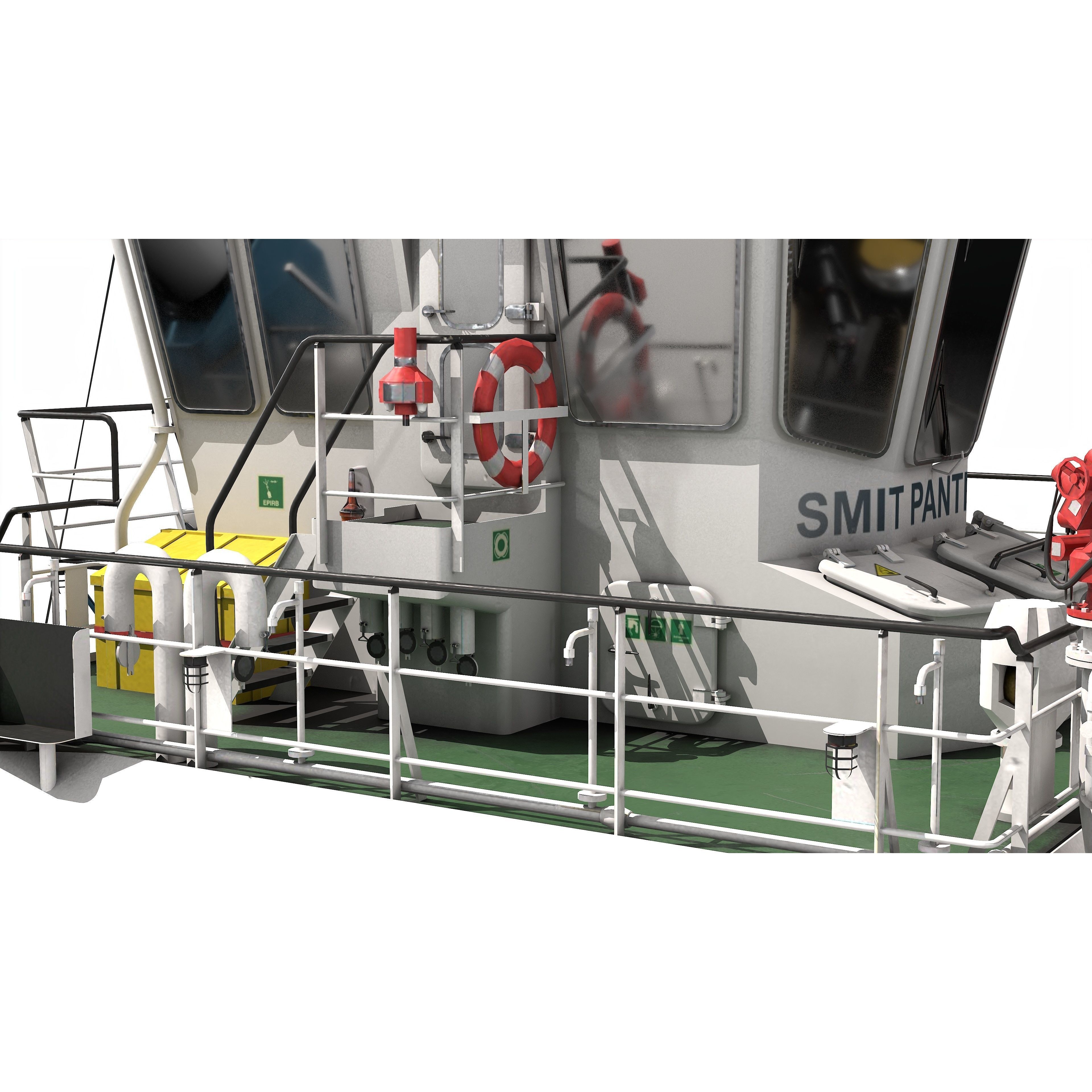 ASD Tug 3213 Smit Panther - Game-Ready 3D Model - View 19