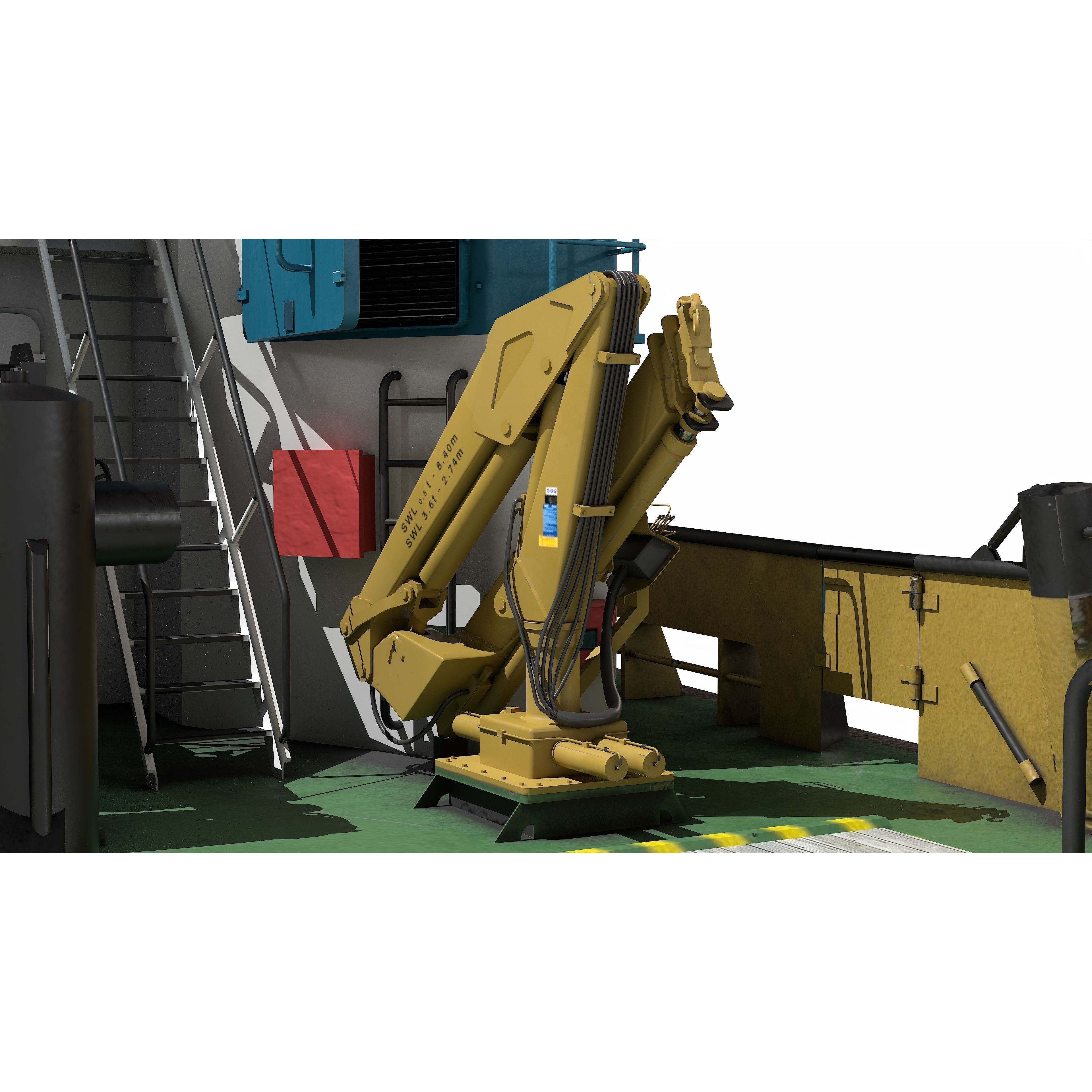 ASD Tug 3213 Smit Panther - Game-Ready 3D Model - View 21