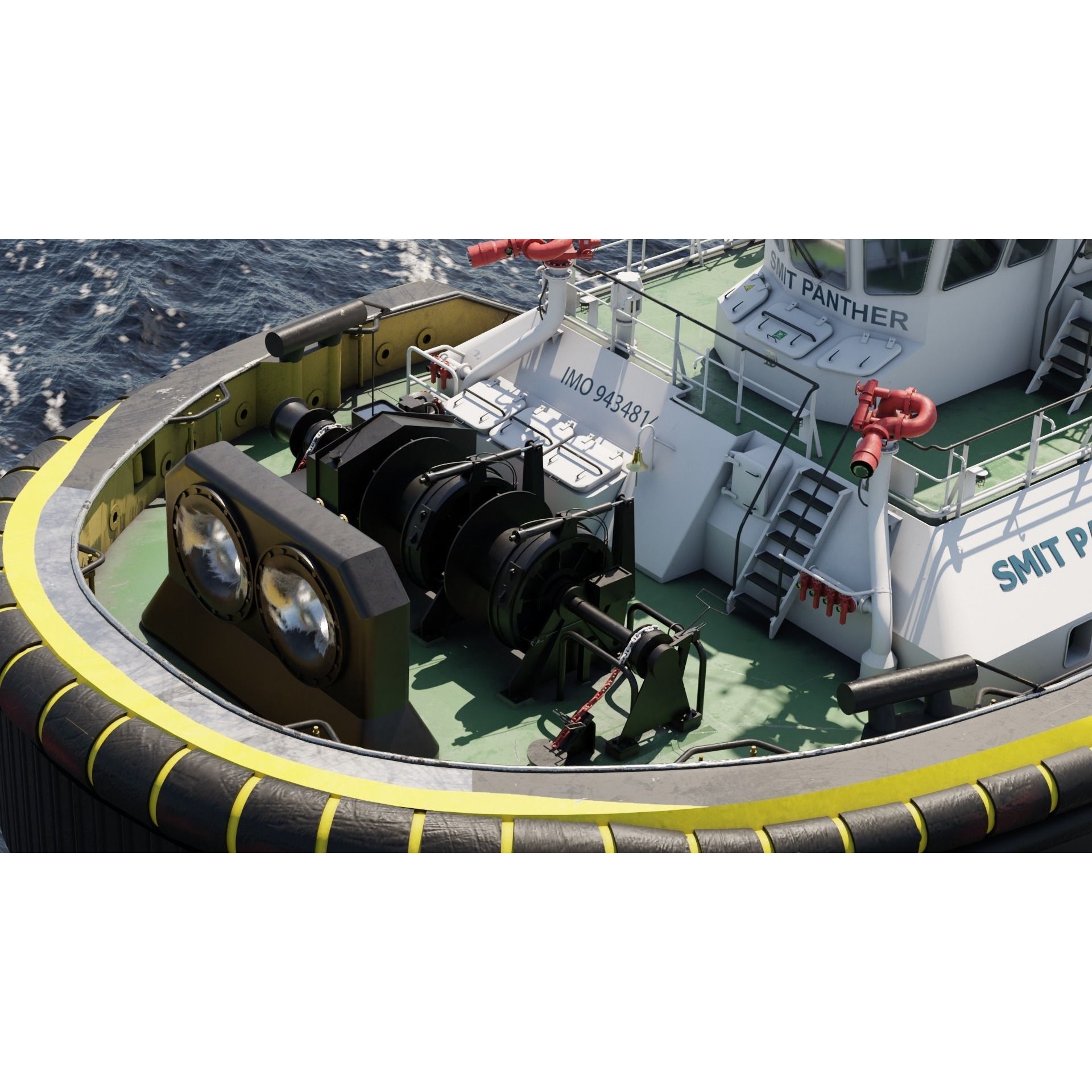ASD Tug 3213 Smit Panther - Game-Ready 3D Model - View 31