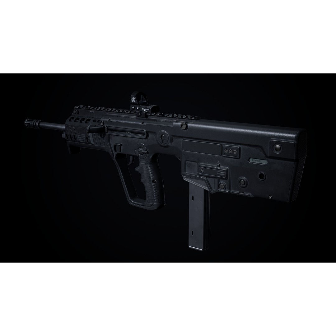 Tavor X95 3D Model – Low Poly Military Gun, Game Ready FBX - View 10