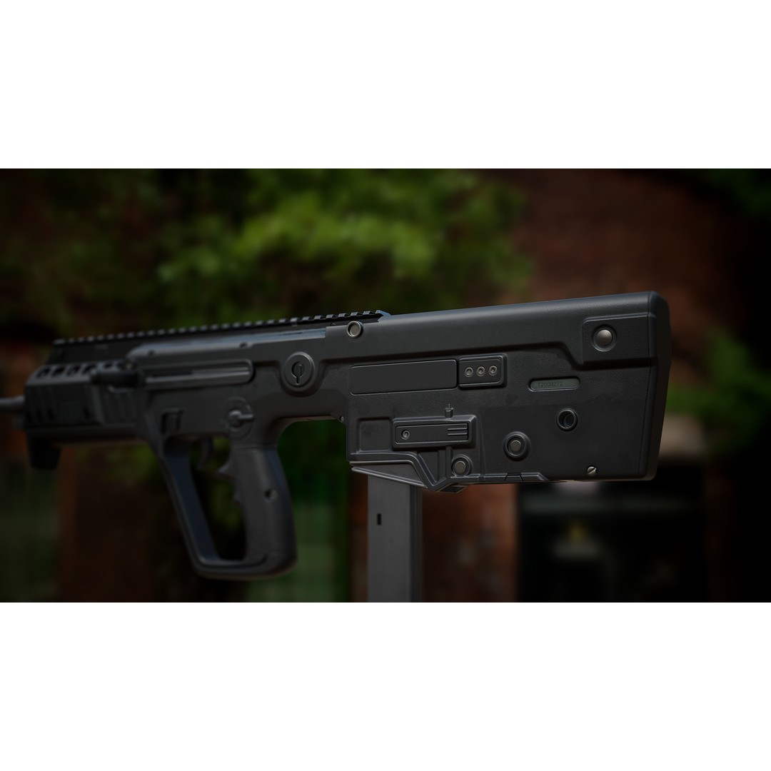 Tavor X95 3D Model – Low Poly Military Gun, Game Ready FBX - View 5