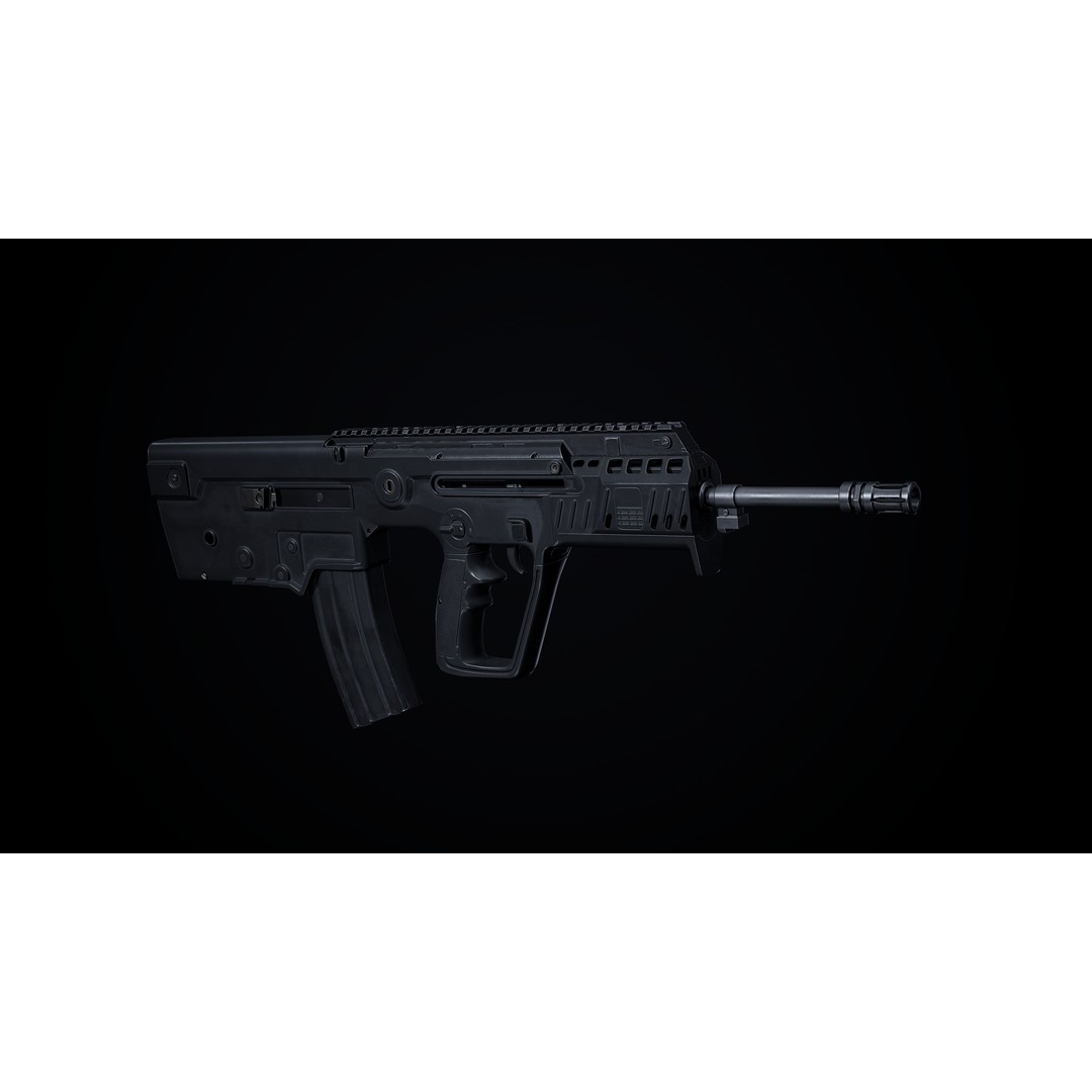 Tavor X95 3D Model – Low Poly Military Gun, Game Ready FBX - View 8
