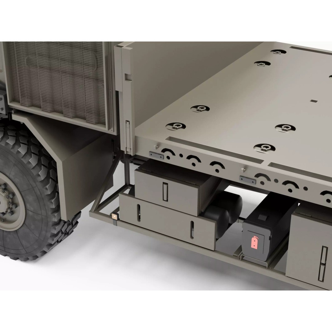 MAN HX60 4x4 Military Truck 3D Model – Game-Ready Asset, FBX, OBJ - View 14