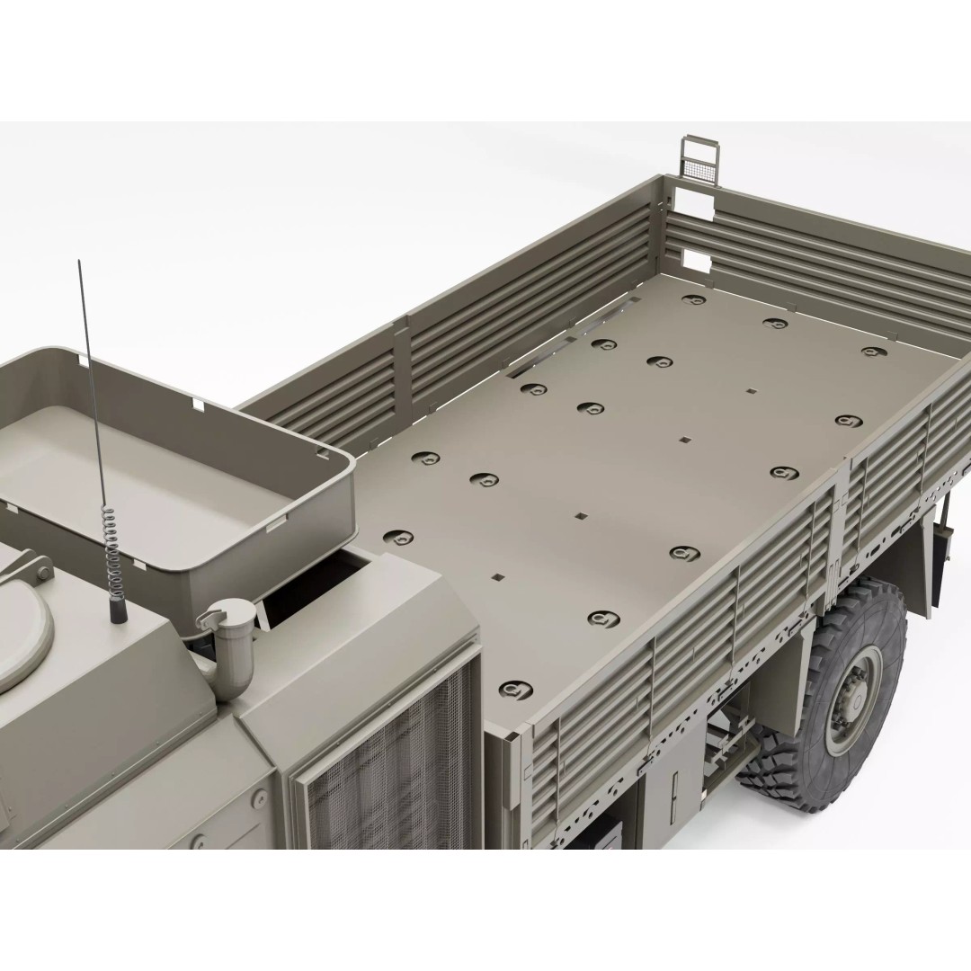 MAN HX60 4x4 Military Truck 3D Model – Game-Ready Asset, FBX, OBJ - View 20