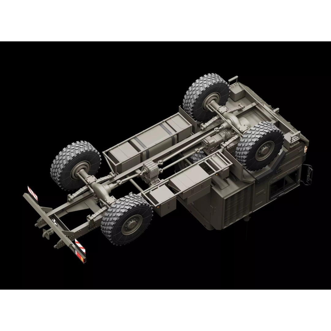 MAN HX60 4x4 Military Truck 3D Model – Game-Ready Asset, FBX, OBJ - View 38