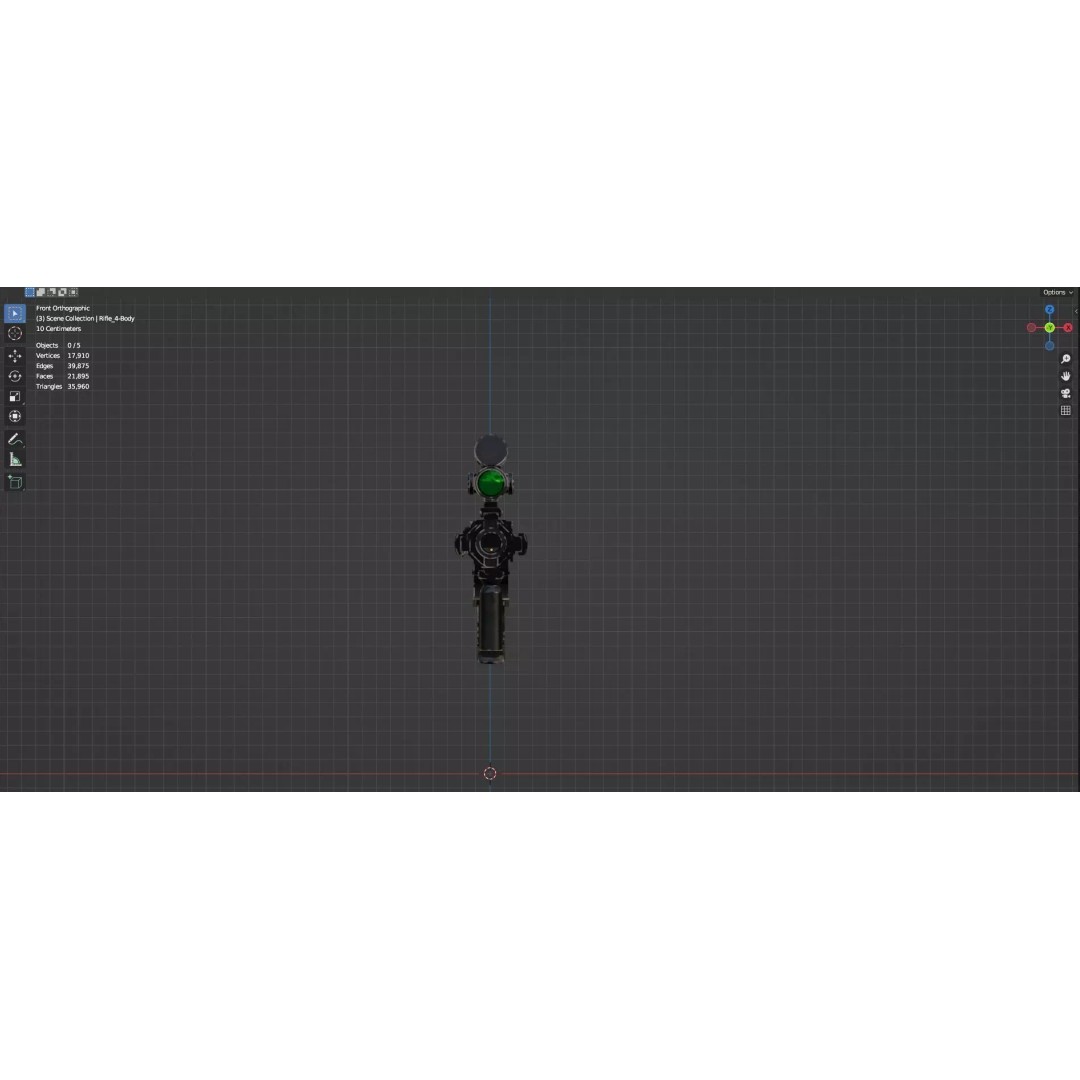 Low Poly Rifles 3D Model – Game Ready Textured Pack, FBX & OBJ