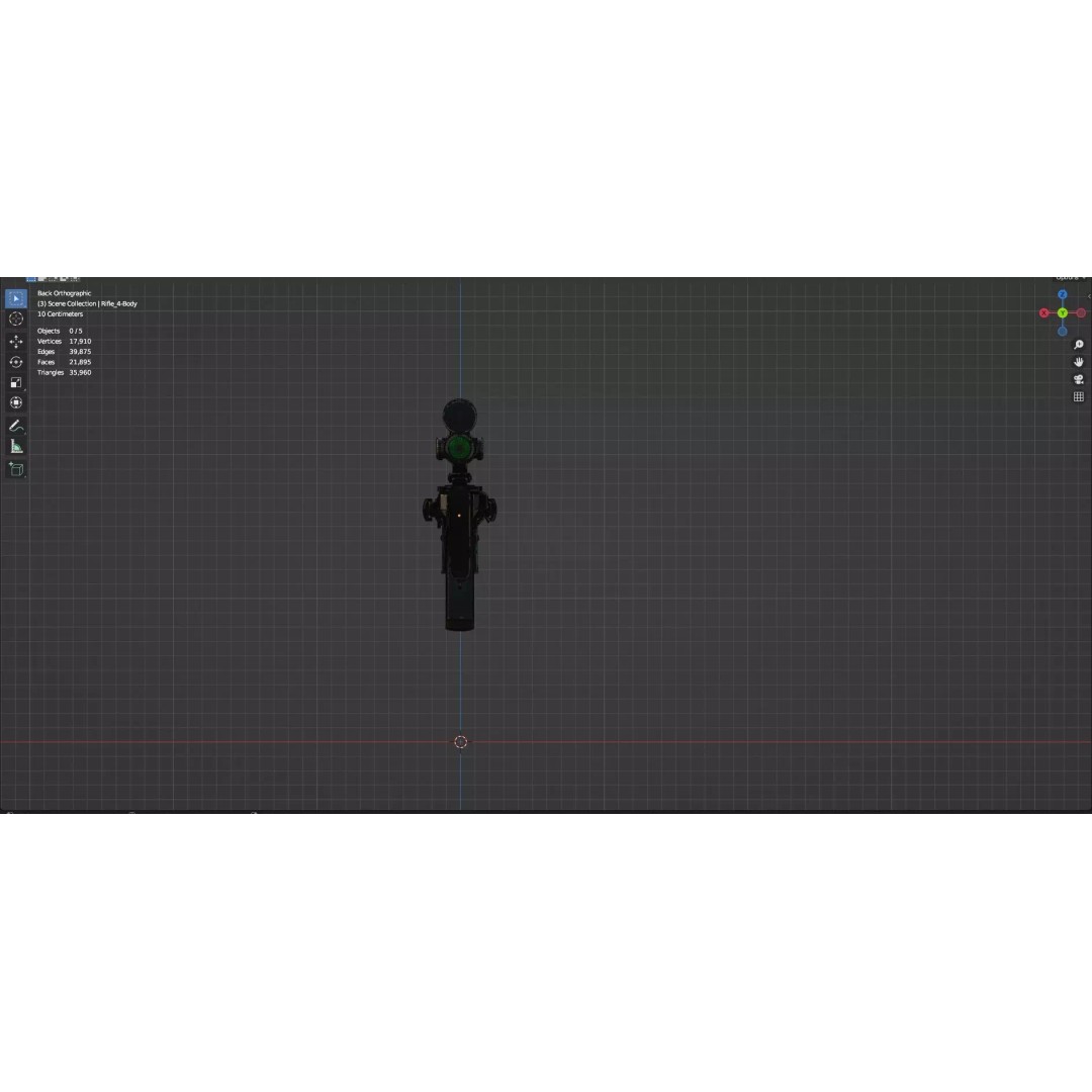 Low Poly Rifles 3D Model – Game Ready Textured Pack, FBX & OBJ - View 37