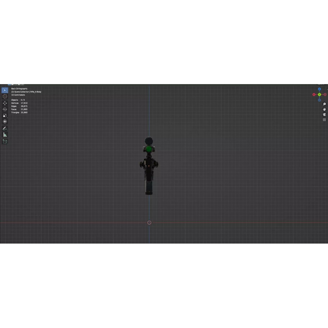 Low Poly Rifles 3D Model – Game Ready Textured Pack, FBX & OBJ - View 56