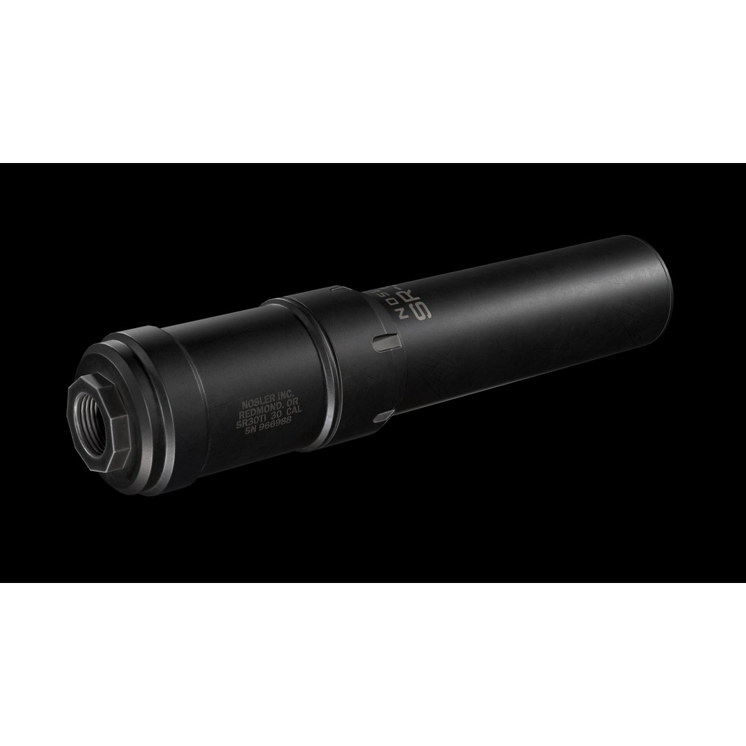 Nosler SR-30TI Suppressor 3D Model – Low Poly Game Asset, FBX - View 7
