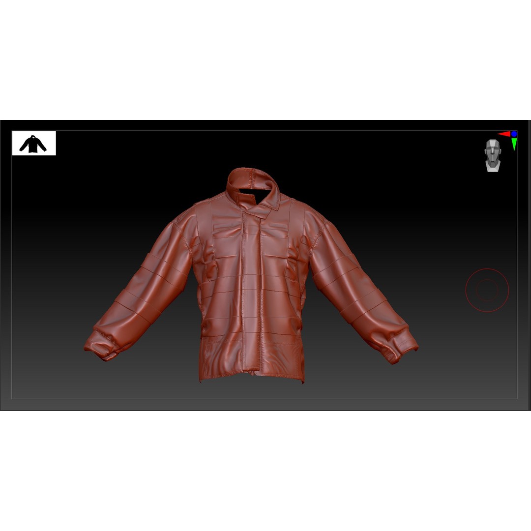 British Police High-Visibility Uniform 3D Model – Low Poly Game Asset, FBX - View 7