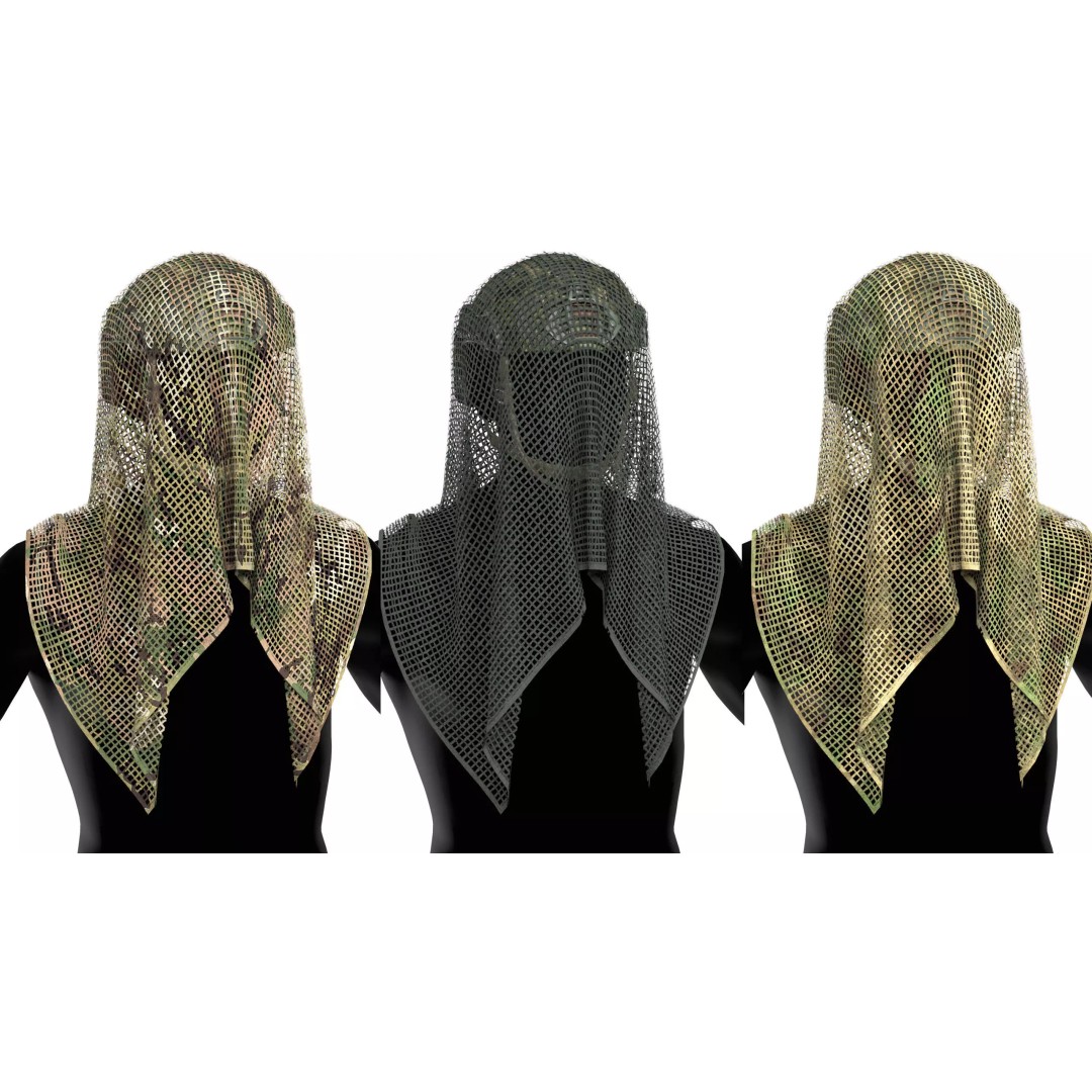 Military Frogman Scrim 3D Model – Low Poly Game-Ready Asset, FBX - View 2