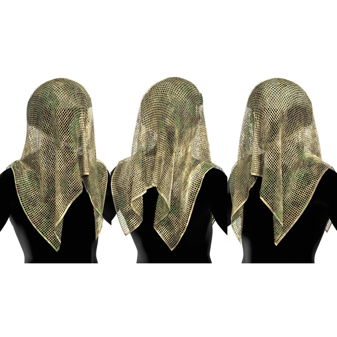 Military Frogman Scrim 3D Model – Low Poly Game-Ready Asset, FBX - View 5