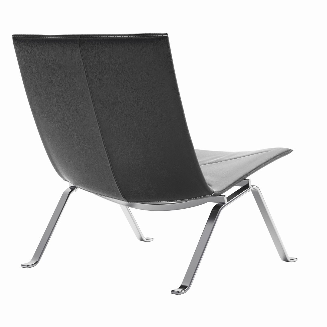 Fritz Hansen PK22 Chair 3D Model – High Poly Game-Ready FBX Asset - View 5