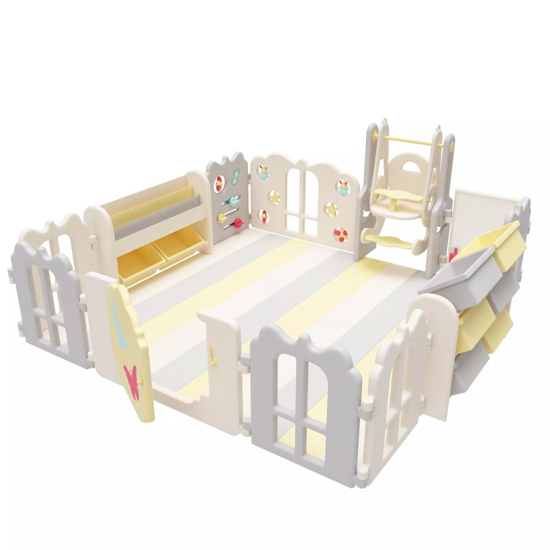 Playpen Baby 3D Model – Safe Interior Furniture, FBX, Blender - View 2